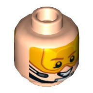 Lego hlava, tělová světlá (6077617)